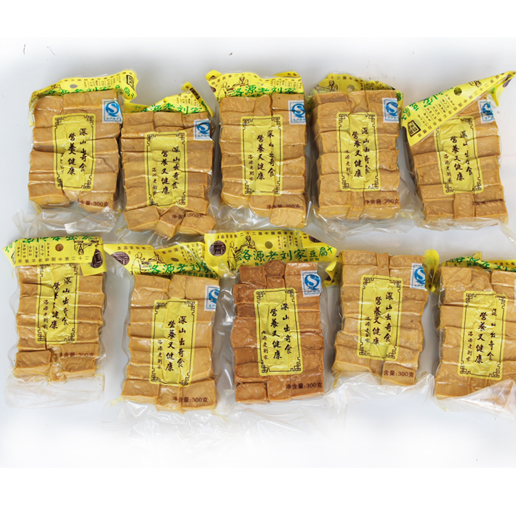 【豆腐干10袋】陕西商洛洛南特产老刘家豆腐干黄豆制豆干