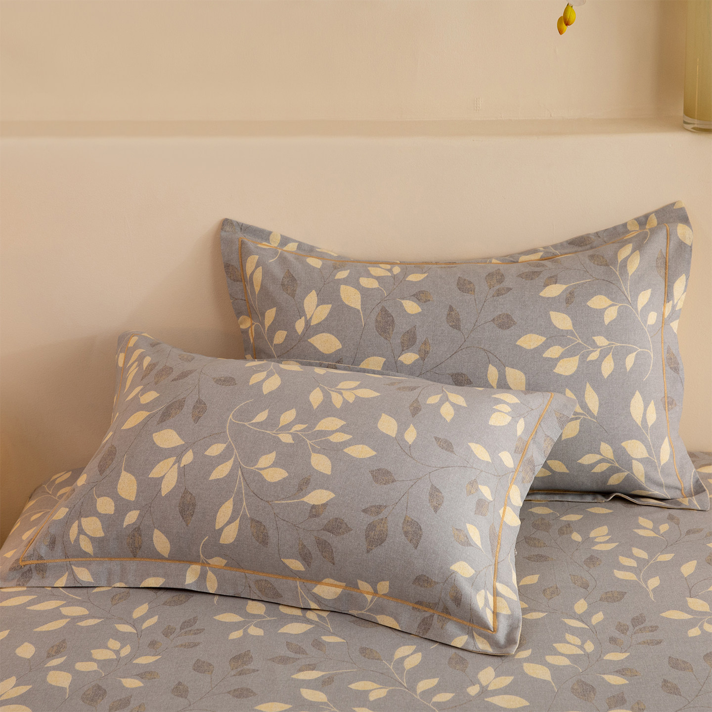 简约纯棉加厚磨毛枕套一对装48x74cm单人100全棉枕芯套冬季枕头套,床上用品,枕套,淘宝优惠券,粉丝福利购,淘宝优惠卷