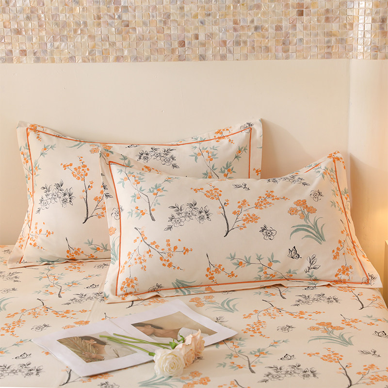 ins全棉磨毛枕套一对装宿舍100纯棉加厚枕芯套单人成人冬季枕头套