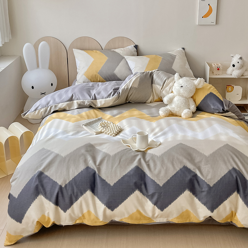 床上四件套100全棉纯棉ins北欧风