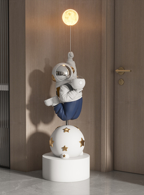 大型太空人宇航员客厅网红同款摆件落地家居装饰品电视柜旁边乔迁