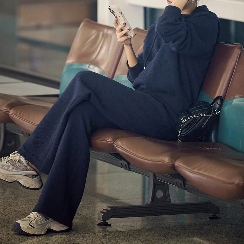 美洋MEIYANG【现货】威化饼套装 抓绒保暖连帽卫衣休闲裤,女装/女士精品,休闲运动套装,淘宝优惠券,粉丝福利购,淘宝优惠卷