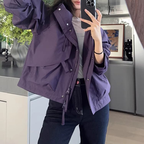 美洋MEIYANG 探险少女外套 定制染色三防_三合一户外连帽夹克