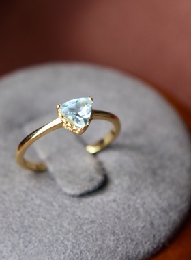 托帕石戒指托帕石戒指925托帕石