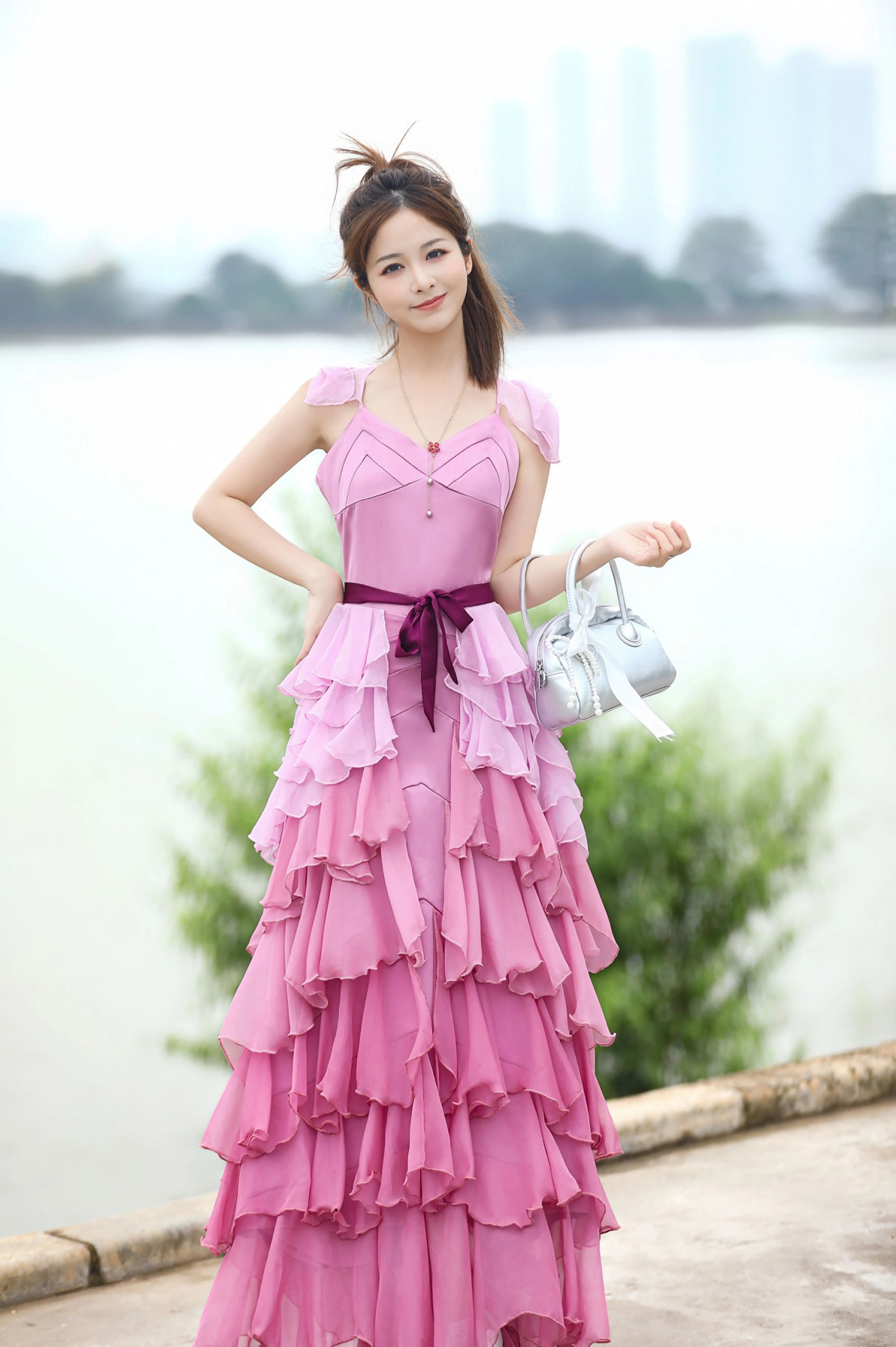 赫敏舞会礼服裙子环球影城度假穿搭哈利波特火焰杯cos成人礼礼服