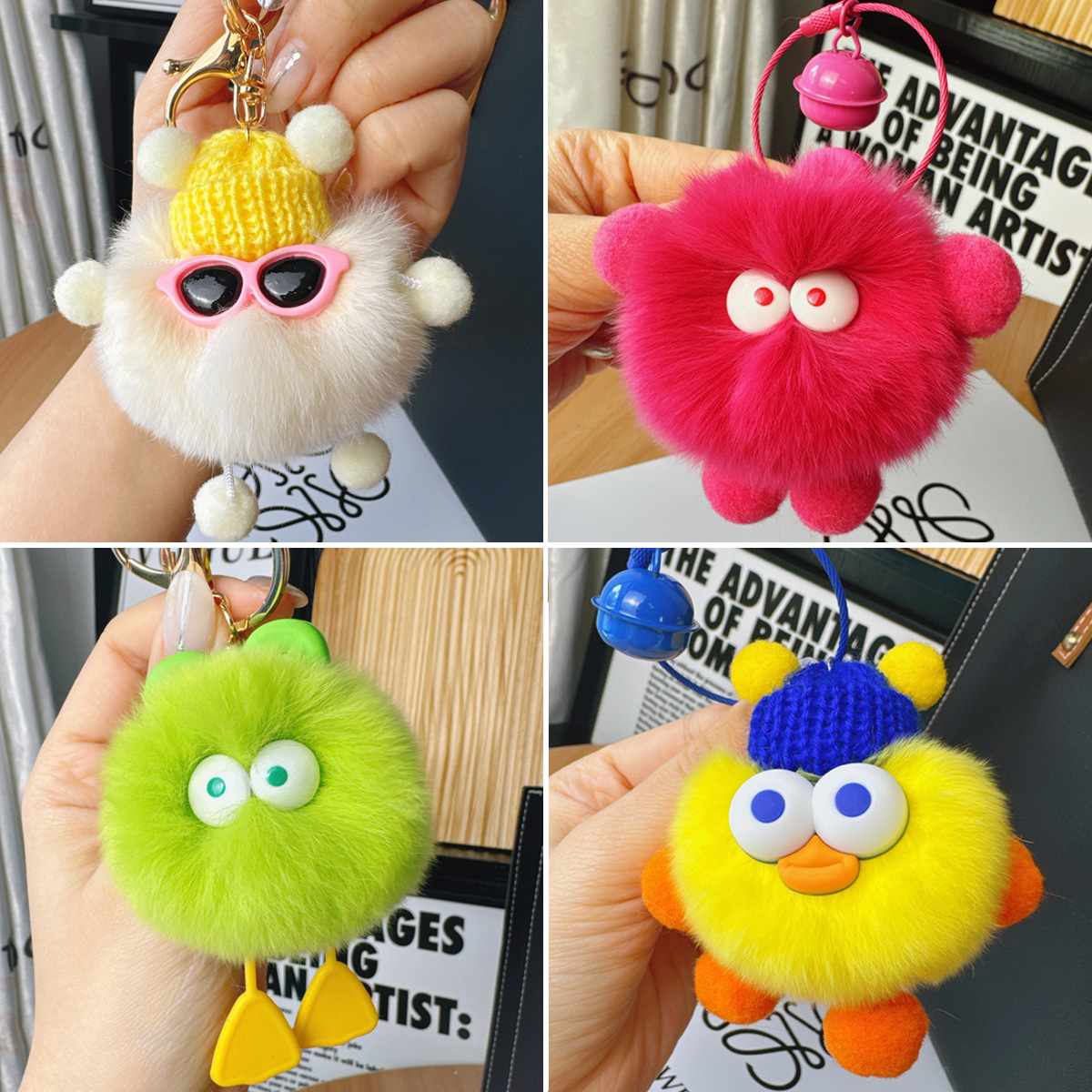 鸭子小挂件百搭钥匙扣