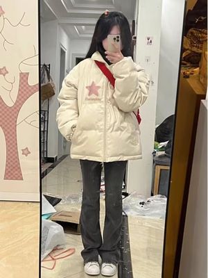 加厚面包服独特洋气外套