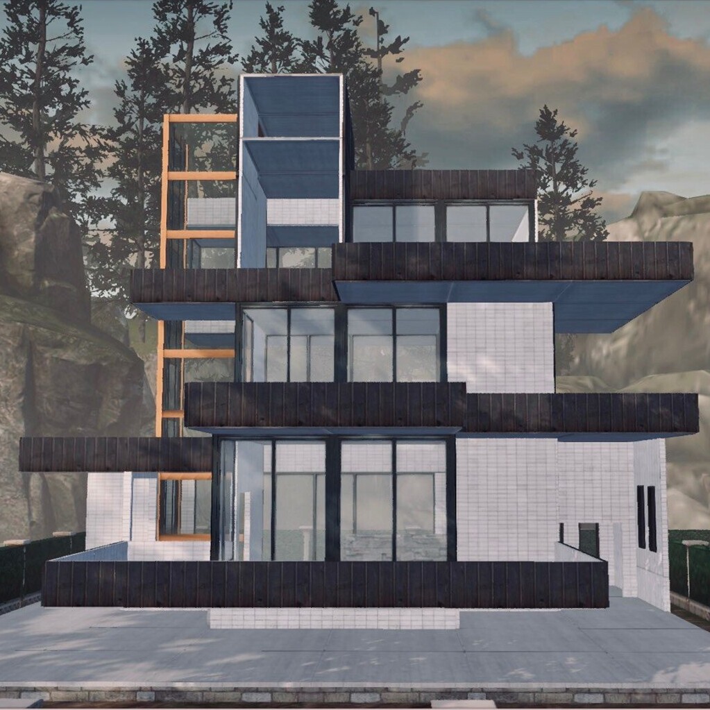 积年累月 柚子原创 明日之后房子蓝图代建  建筑蓝图设计 建房子