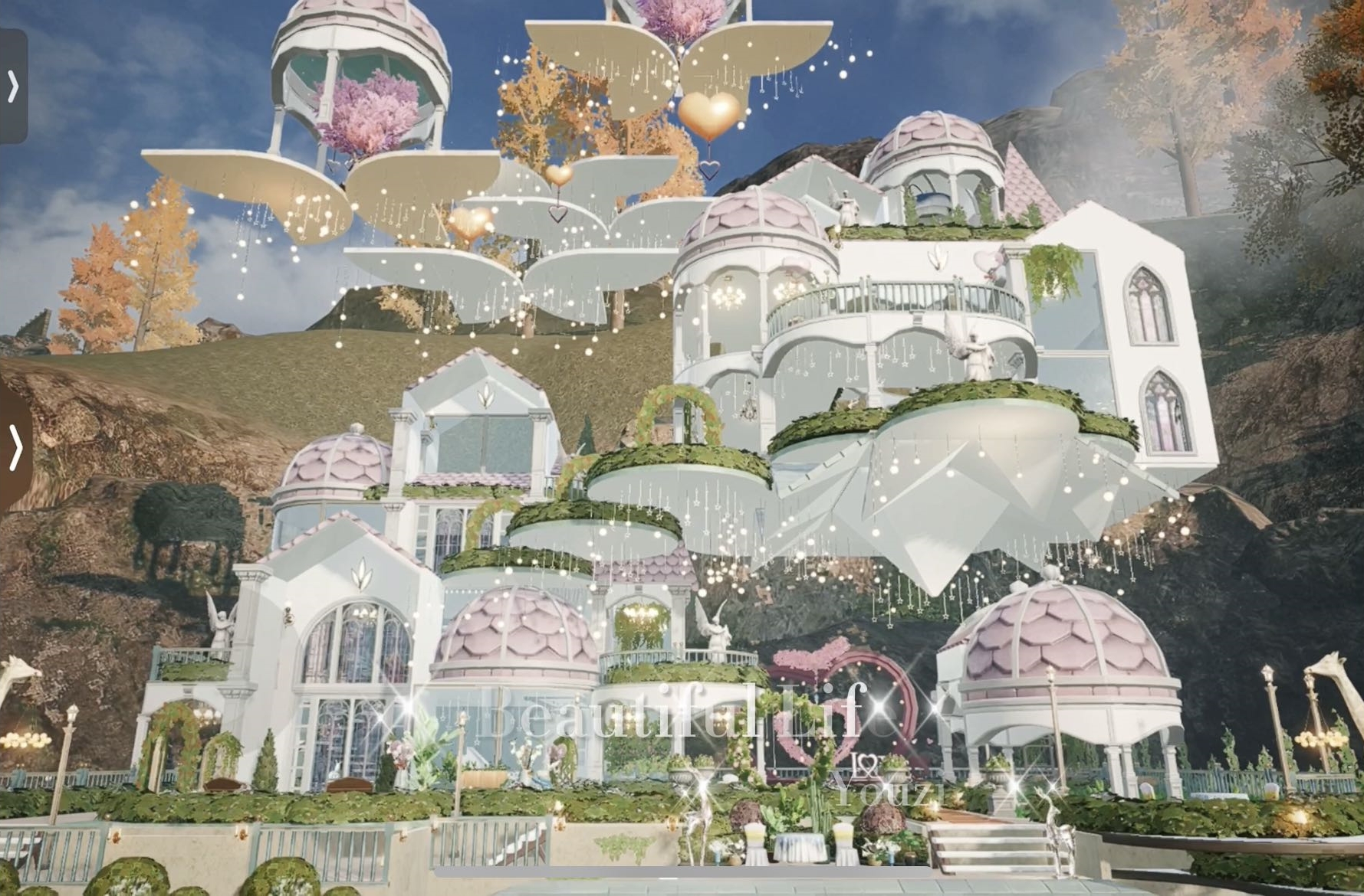 beautiful life 柚子原创 黎明觉醒房子蓝图代建黎明觉醒建筑庄园