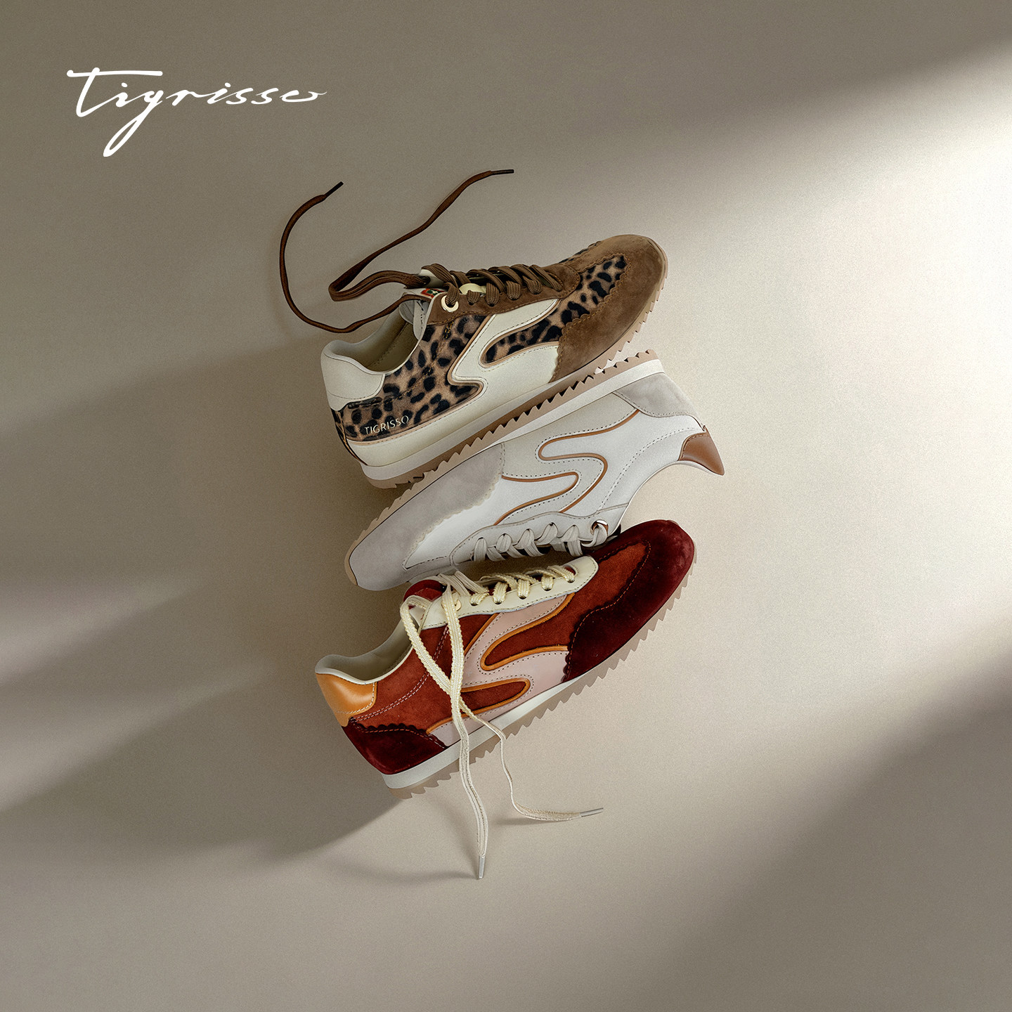 蛋卷德训蹀愫26春新红色增高3德训鞋超软运动休闲鞋T76142Y-01,女鞋,德训鞋,淘宝优惠券,粉丝福利购,淘宝优惠卷