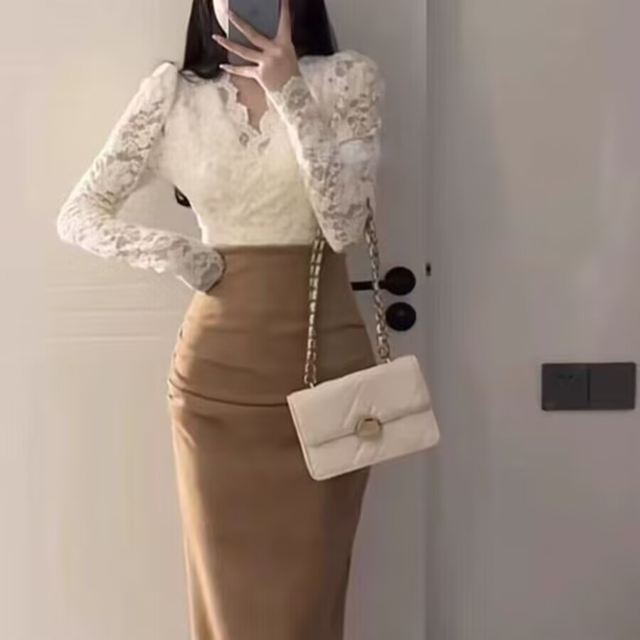 春季穿搭一整套港风复古高级感名时尚套装