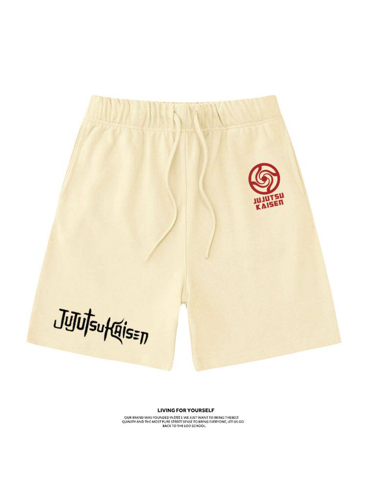 SPELL RETURN WAR CO-BRANDED SHORTS MENS ANIME PERIPHERALS JAPANESE TWO-DIMENSIONAL 2024 SUMMER NEW TRENDY BRAND SWEATPANTS WOMEN