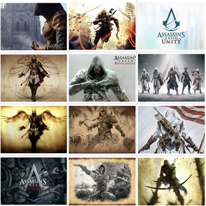 动漫游戏二次元周边刺客信条Assassin's公交校园饭卡磨砂水晶卡贴
