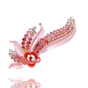 Smiling flower white Korean Barrette clip hair accessories Korea top clamp horizontal clamp headdress ornament 36373
