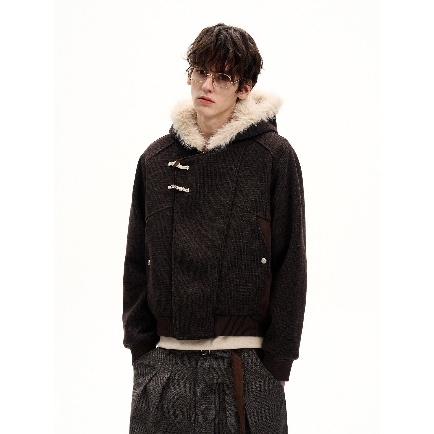 MaxDstr1500G斜门襟牛角扣新款座山雕毛呢棉服棉衣男女款冬季外套,男装,棉衣,淘宝优惠券,粉丝福利购,淘宝优惠卷