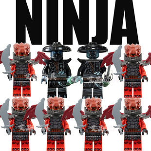 封禁诺克特19季幽灵版五人组厄运大师腐朽大师拼装积木玩具双面男