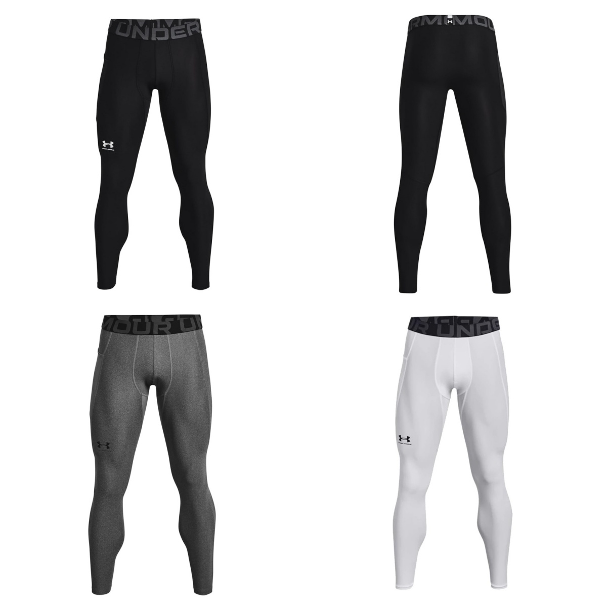 安德玛heatgea透气排汗紧身长裤