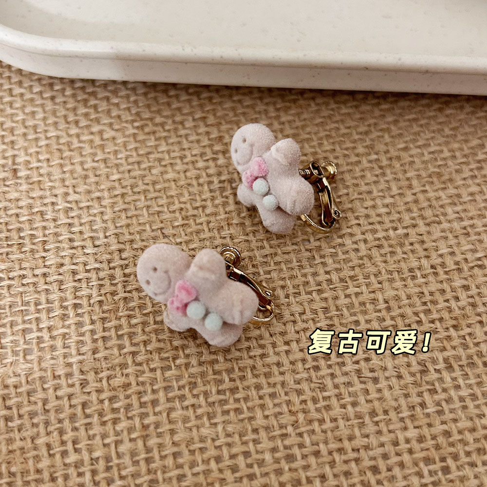 【实拍】复古甜美卡通螺旋耳夹