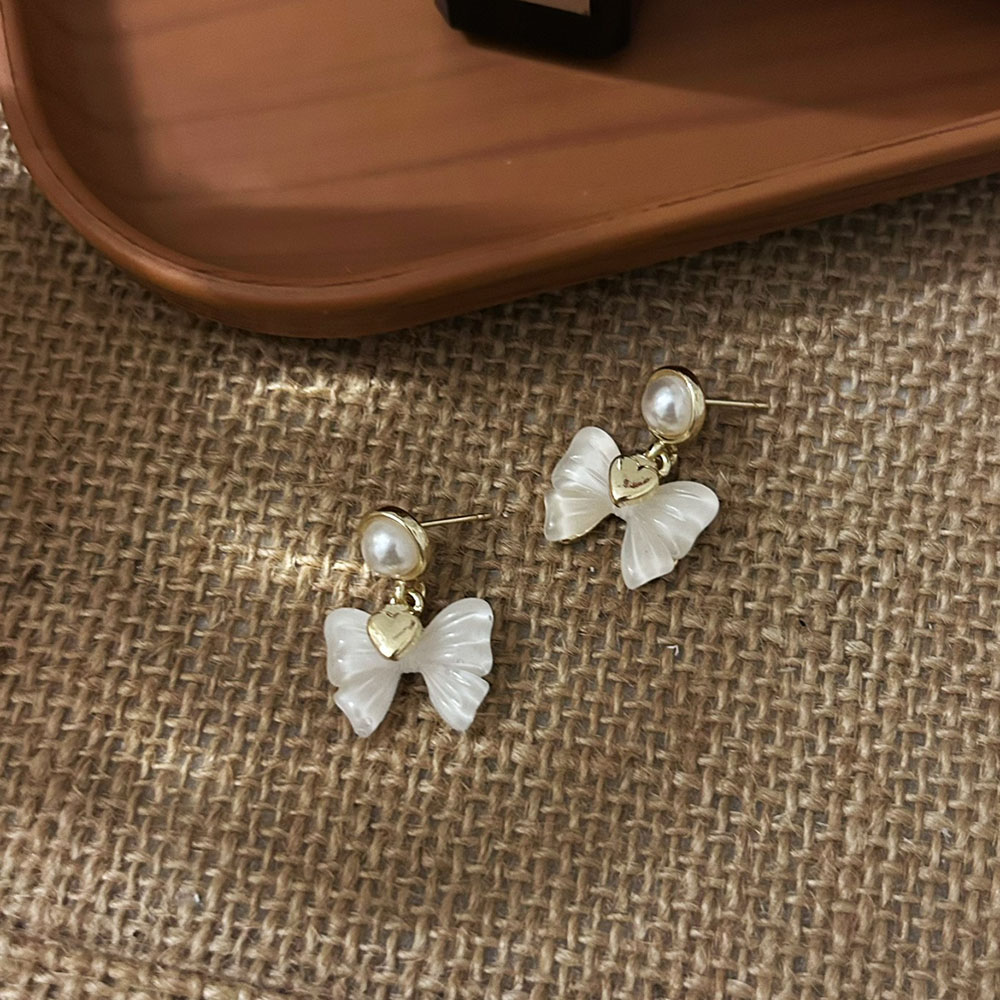 纯欲千金感蝴蝶结耳夹|狂甩不掉