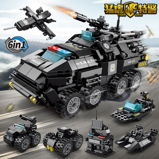 拼图6岁以上8 玩具2025新款 儿童男孩子积木装 甲车坦克系列益智拼装