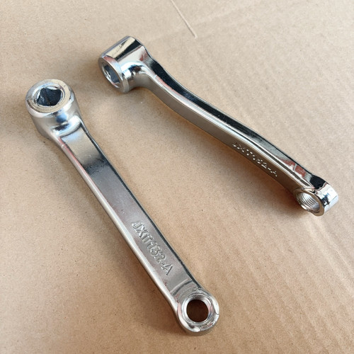 银色152型动感单车铁曲柄健身车脚拐运动自行车脚摆臂拆卸工具