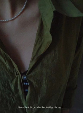 天然淡水小米粒珍珠项链高光泽