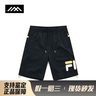 FUSION 休闲短裤 春夏秋 LOLO 嘻哈街头 男 FILA 系带 五分裤