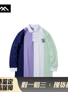 【LOLO】 李宁 Polo衫 卡通动漫拼色 POLO领 落肩袖 常规 适中