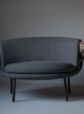 北欧设计师JIN KURAMOTO休闲椅组合沙发创意异形玻璃钢寿司卷单椅