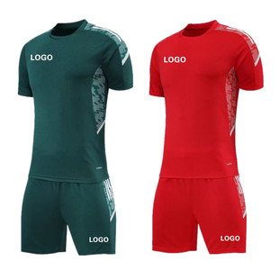 足球服套装男比赛训练队服学生定制球服儿童成人运动速干球衣印字