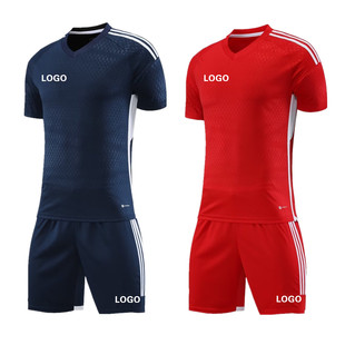 足球服套装男短袖学生成人儿童速干足球衣比赛训练队服定制印字