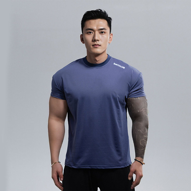 夏季新款大码圆领T恤软壳克隆棉垂顺短袖抗皱速干透气健身运动男,运动服/休闲服装,运动T恤,淘宝优惠券,粉丝福利购,淘宝优惠卷