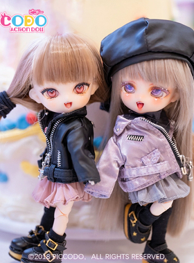 Piccodo现货 原创正版喵豆兔豆 可动人偶素头娃头12分1:12bjd