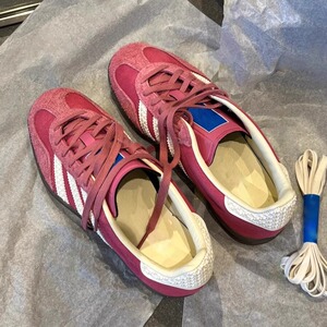 2024新款草莓熊德训鞋女款三杠真复内增高板鞋情侣休闲小白鞋潮