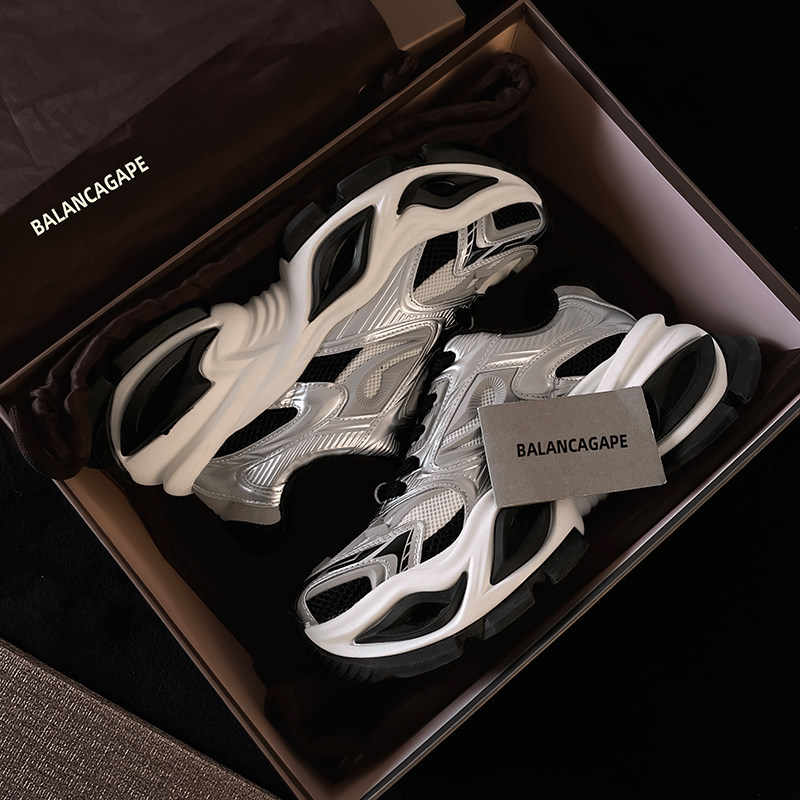 香港正品异瞳猫眼机甲鞋男款2026新款情侣运动休闲厚底老爹鞋潮女,流行男鞋,老爹鞋,淘宝优惠券,粉丝福利购,淘宝优惠卷