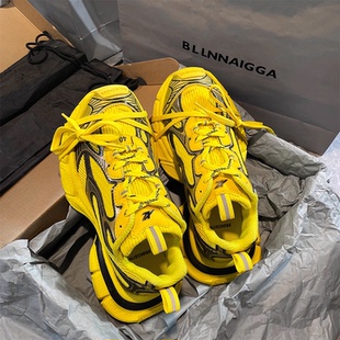 复古运动鞋 巴黎3XL正品 厚底增高休闲美式 男女2025新款 九代老爹鞋