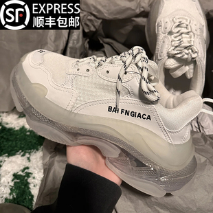 透气运动情侣休闲增高鞋 香港正品 2025新款 男女款 潮 高端厚底老爹鞋