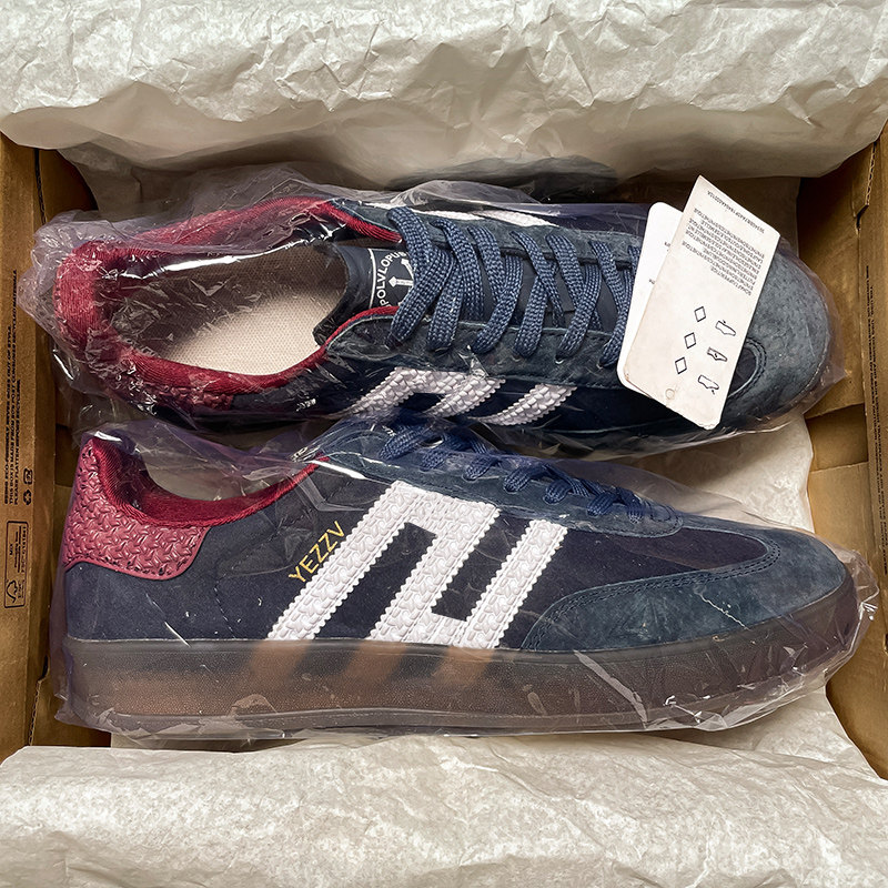 官方旗舰三杠蓝莓色德训鞋男女款正品2026爆款情侣休闲百搭板鞋潮,流行男鞋,德训鞋,淘宝优惠券,粉丝福利购,淘宝优惠卷