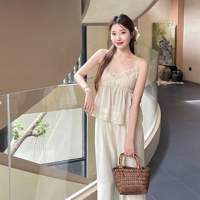 氛围感高克重女神裤甩甩裤