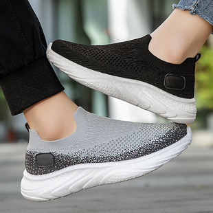 寺庙和尚出家一脚蹬网布健步大码45袜子男软底爆米花简轻便男女鞋