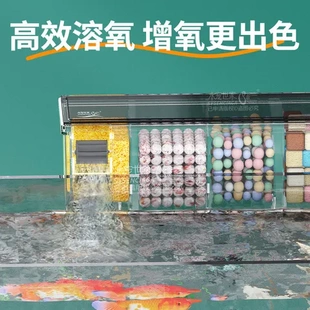 滴流盒循环过滤器上置鱼缸过滤盒三合一一体乌龟缸潜水泵净水制氧