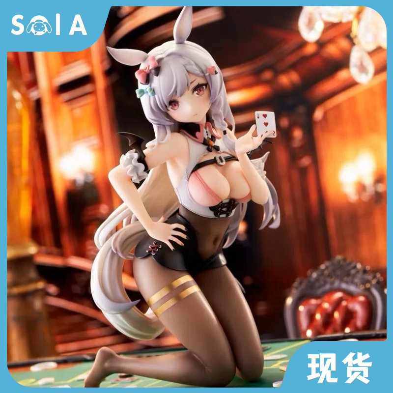 SolarainToys芦毛酱栗毛马手办