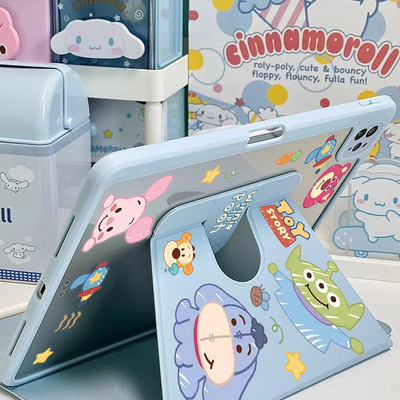 2025新款OPPO Pad4 Pro保护套13.2寸亚克力一加pad全包防摔OPPOpad2/3 11.6寸带笔槽oppoAir1/2可旋转平板壳