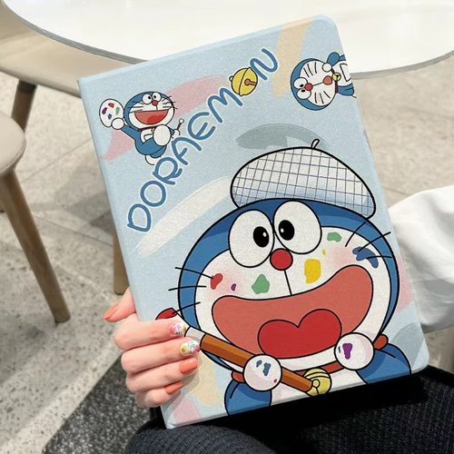 凯蒂猫可爱卡通适用iPad9保护套ipadAir6保护壳11英寸苹果第9代平板ipad2021全包九代防摔a2602三折pad9A2197