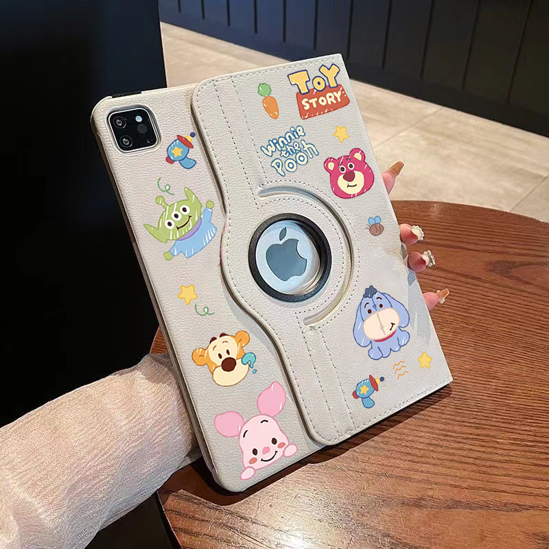 2025新款适用于荣耀v9平板壳11.5英寸保护壳360旋转式平板支架卡通自定义DIY迪士尼草莓熊表情贴纸保护套