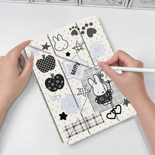 11英寸米菲兔平板壳 11英寸平板壳Y折横竖支架联想2024新款 适用于2025新款 联想小新11寸保护套联想小新S11新款