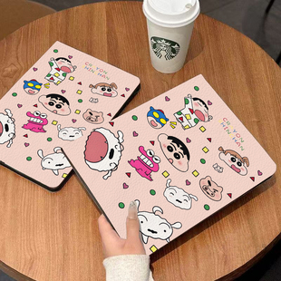 2025款ipad十一代保护套Air5/4蜡笔小新2025款ipadAir6/7防摔支架Pro11寸MINI1/2/3/4/5/6/7卡通ipad8/9/10代