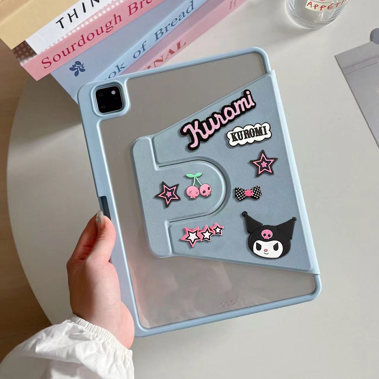 OPPO Pad4 Pro亚克力保护套13.2寸一加pad/OPPOPad3Pro 12.1寸带笔槽OPPOpad2/3 11.6寸oppoAir1/2旋转支架壳