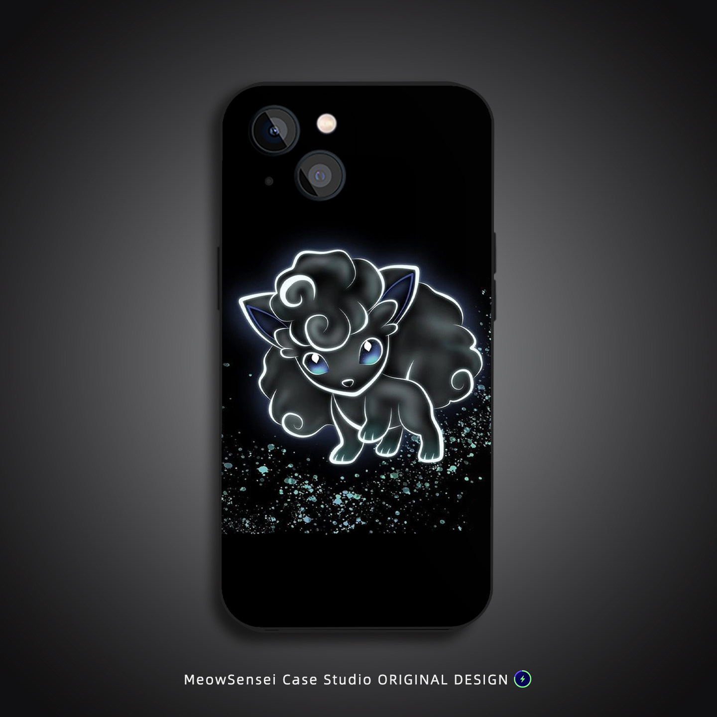 冰六尾宝可梦手机壳适用苹果16小米15华为14液态硅胶VIVO卡通艺术OPPO新款磁吸iPhone17ProMax小众防摔保护套