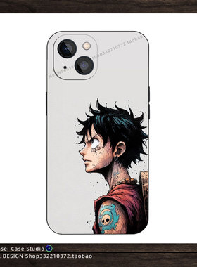 海贼王路飞手机壳适用于苹果15红米K80小米14硅胶VIVO华为OPPO13防摔MagSafe磨砂磁吸iPhone16ProMax动漫周边